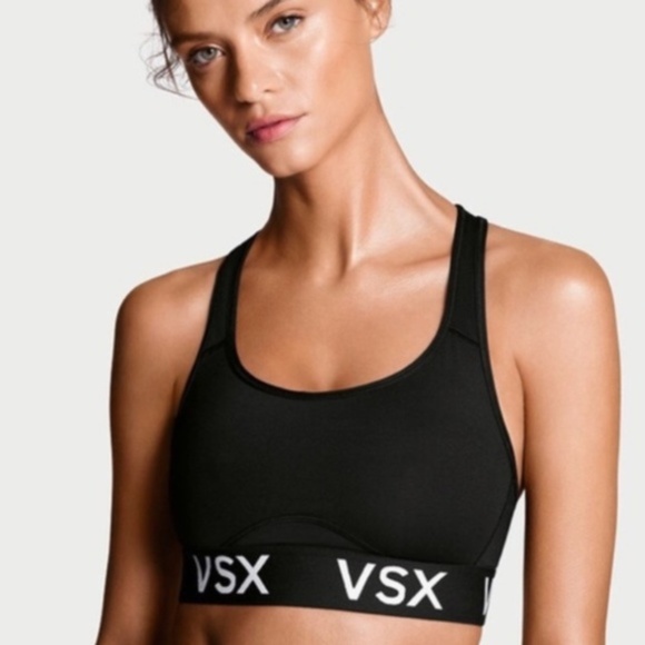 victoria secret black sports bra